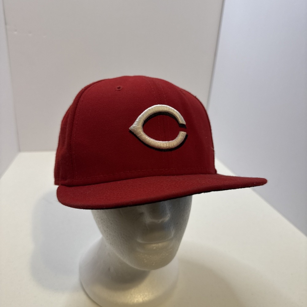 Cincinnati Reds Ball Cap 59 Fifty New Era Official On The Field Cap